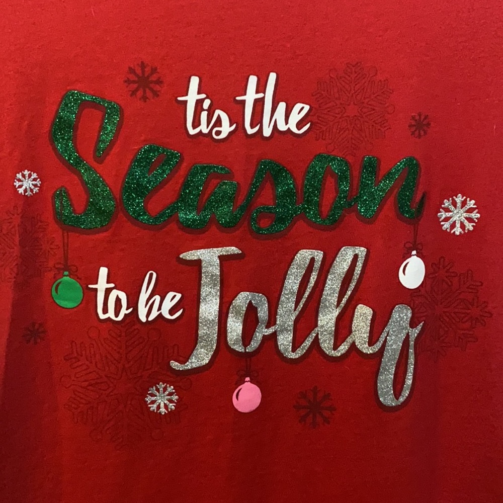 Red Christmas Short Sleeve T-Shirt
